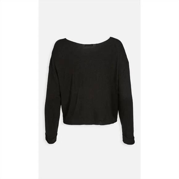NEW Z SUPPLY women's alpine marled pullover in black - Picture 3 of 4